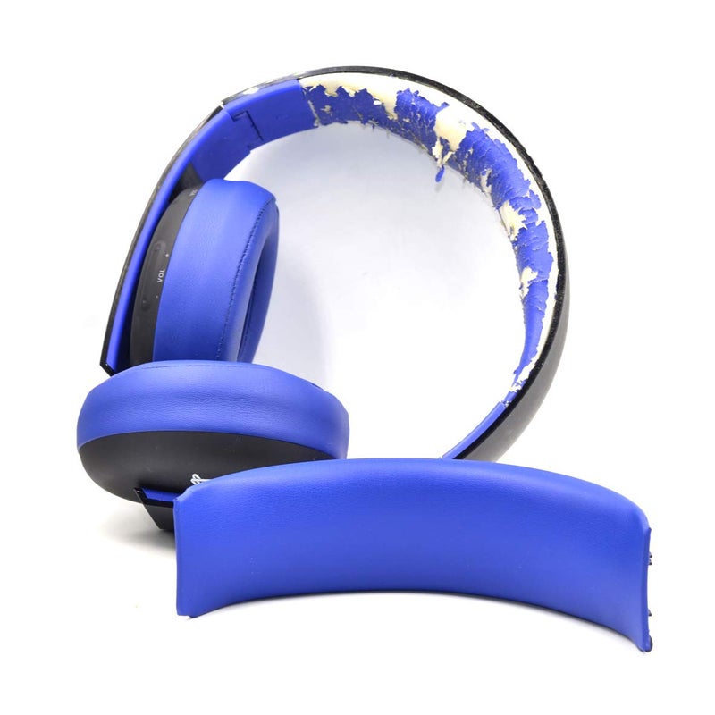 defean Ps4 Gold Headband Cushion Replacement Compatible with Sony ps4 Gold Wireless Headset PS3 PS4 7.1 Virtual Surround Sound CECHYA-0083 Headphone (1 Pcs Headband) - Image 3